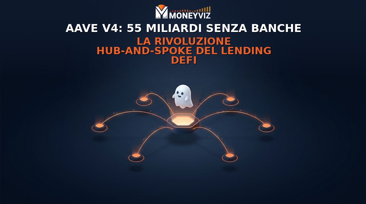 Aave lancia la quarta versione del suo sistema di prestiti: 55 miliardi in gestione, nessuna banca coinvolta