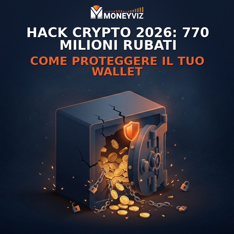 Hack crypto 2026: 770 milioni rubati — l'anello debole è umano