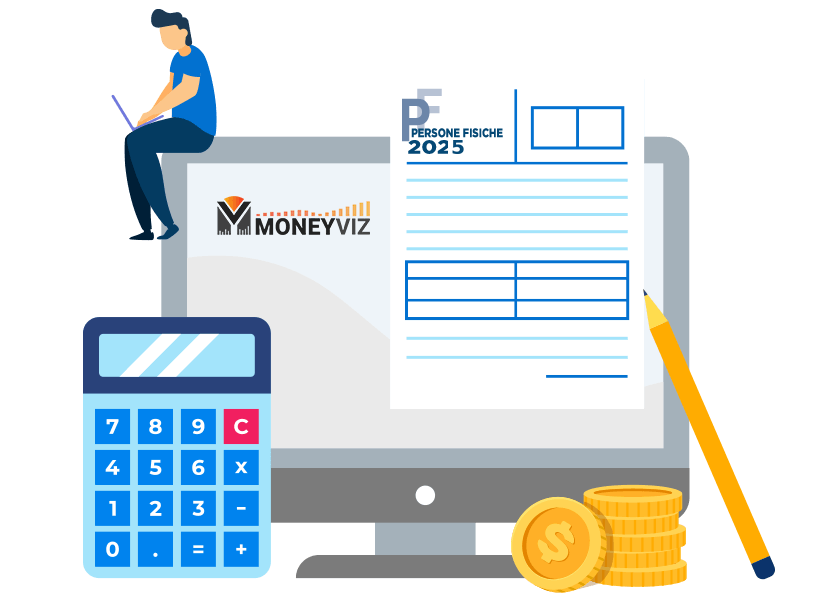 Dashboard MoneyViz per la dichiarazione fiscale Crypto.com Exchange